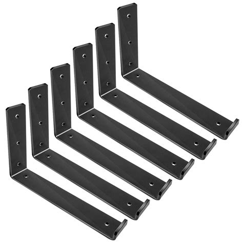 8 inch metal shelf brackets|floating shelves brackets heavy duty.